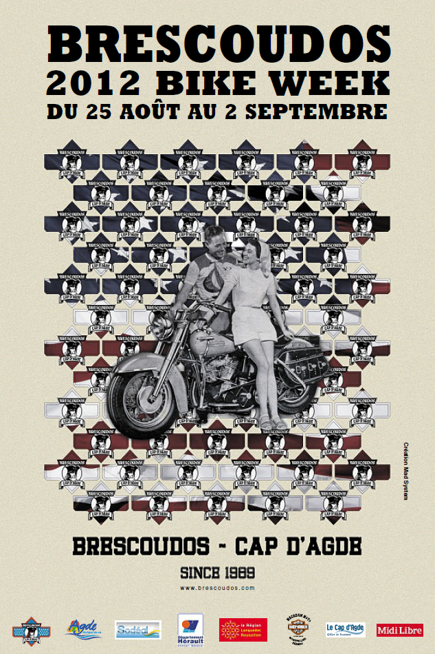 Affiche de la 24ème Brescoudos Bike Week